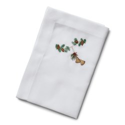 Juleserviet med juleklokker