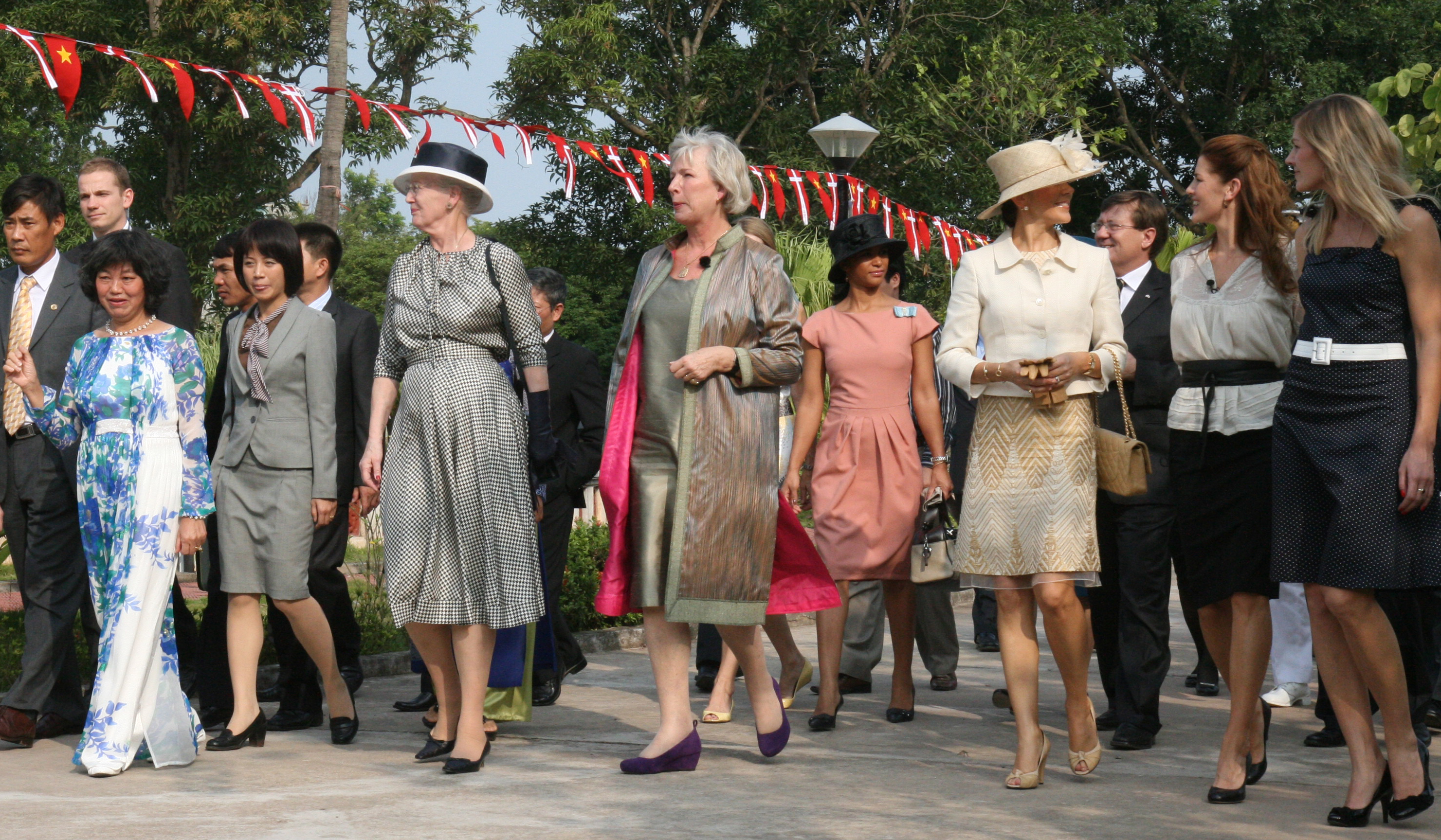 Kongeligt besøg i Vietnam