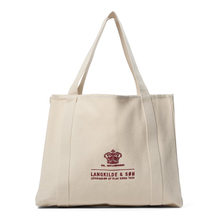 Shopper med broderi