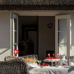 Lagkageflag af stof
