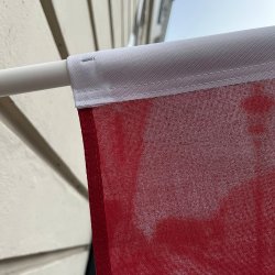 Ekstra dansk flagg til balkong/fasadestang
