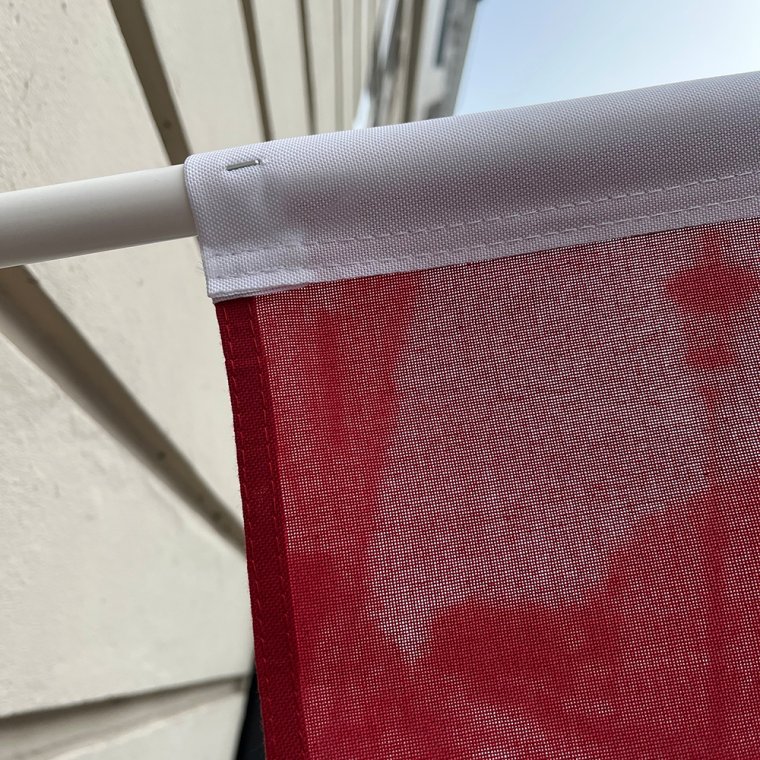 Ekstra dansk flagg til balkong/fasadestang