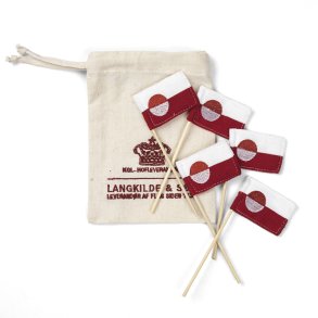 Grnlandske lagkageflag af stof