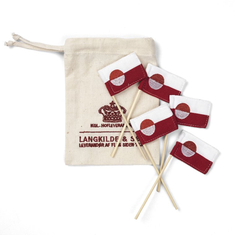 Grnlandske lagkageflag af stof