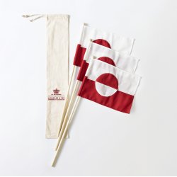 3 Grnlandske flag p pind