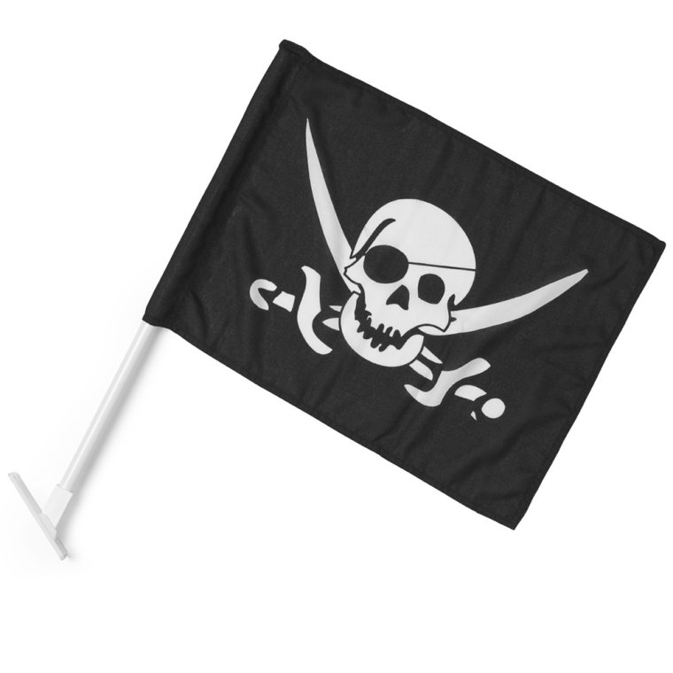 Fasadeflaggstang med sjrverflagg