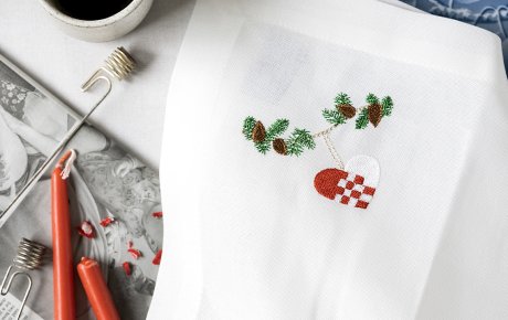Hvordan gr man julebordet ekstra hyggeligt med servietter?
