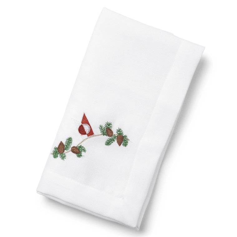 Juleserviet med grnlandsk flag