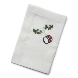 Juleserviett med tromme