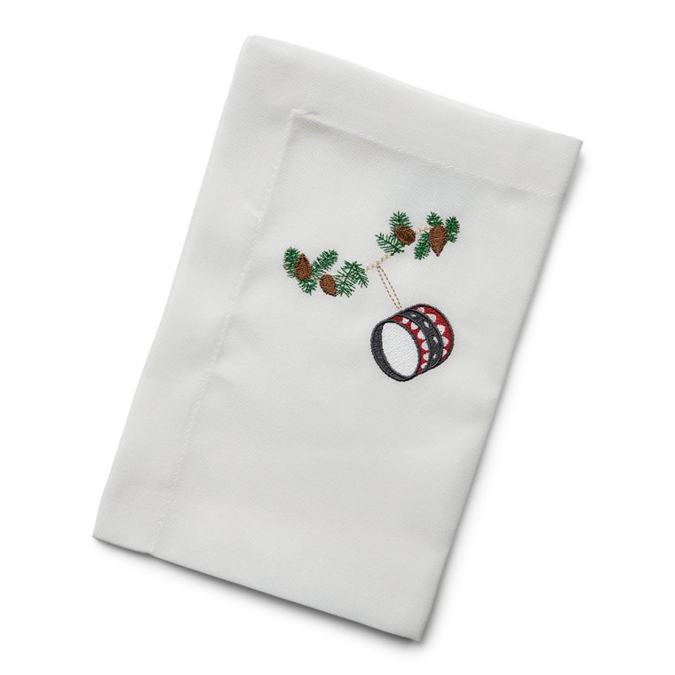 Juleserviet med tromme