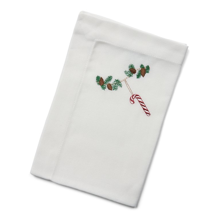 Juleserviet med sukkerstok