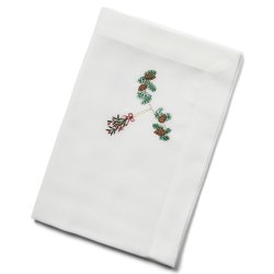 Juleserviet med mistelten