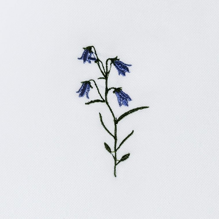 Flora serviet med Klokkeblomst