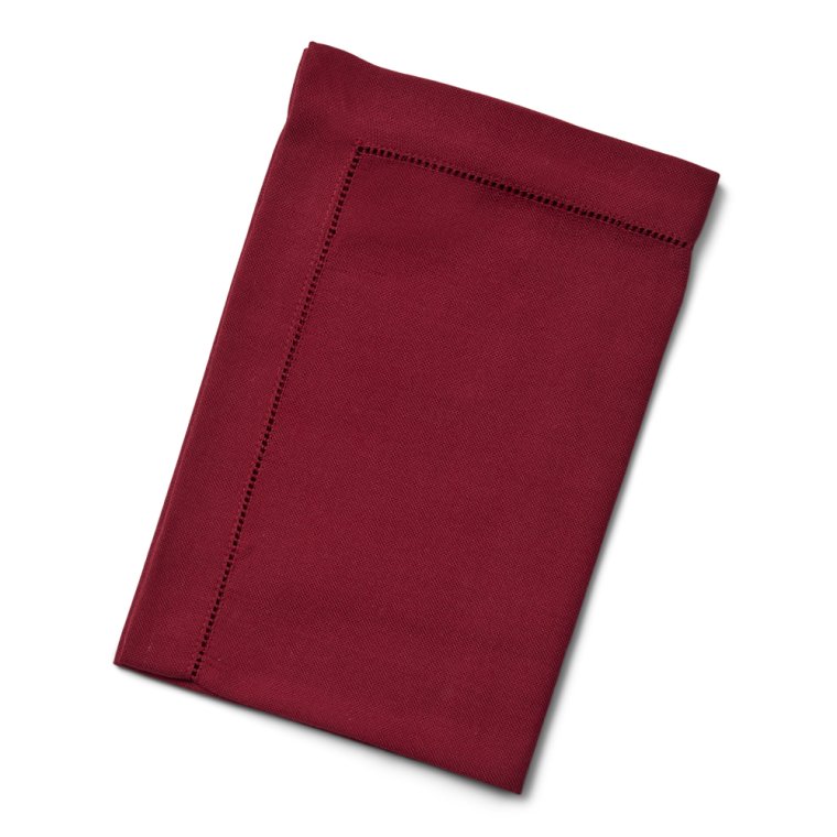 Mrkerd stoffserviett med brodert hullsm