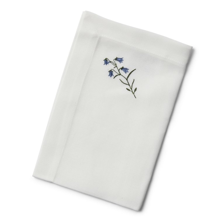 Flora serviet med Klokkeblomst