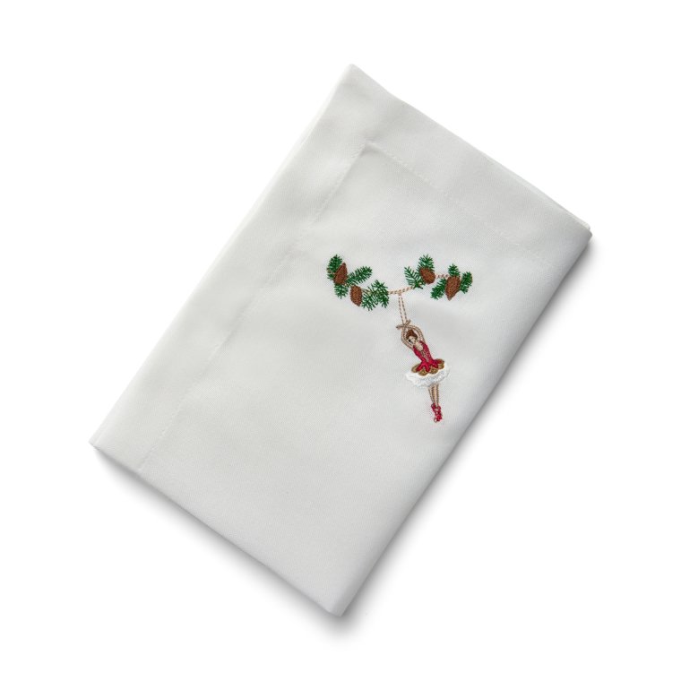 Juleserviett med Ballerina