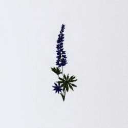 Flora serviet med lupin