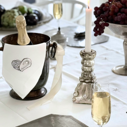 sters serviet med perle