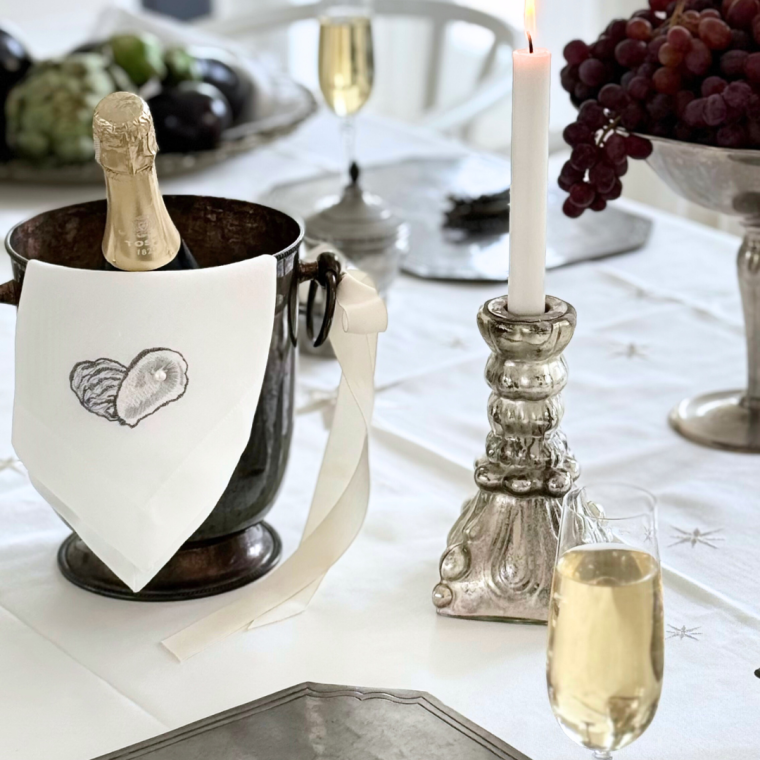 sters serviet med perle