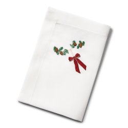 Juleserviet med mrkerd sljfe