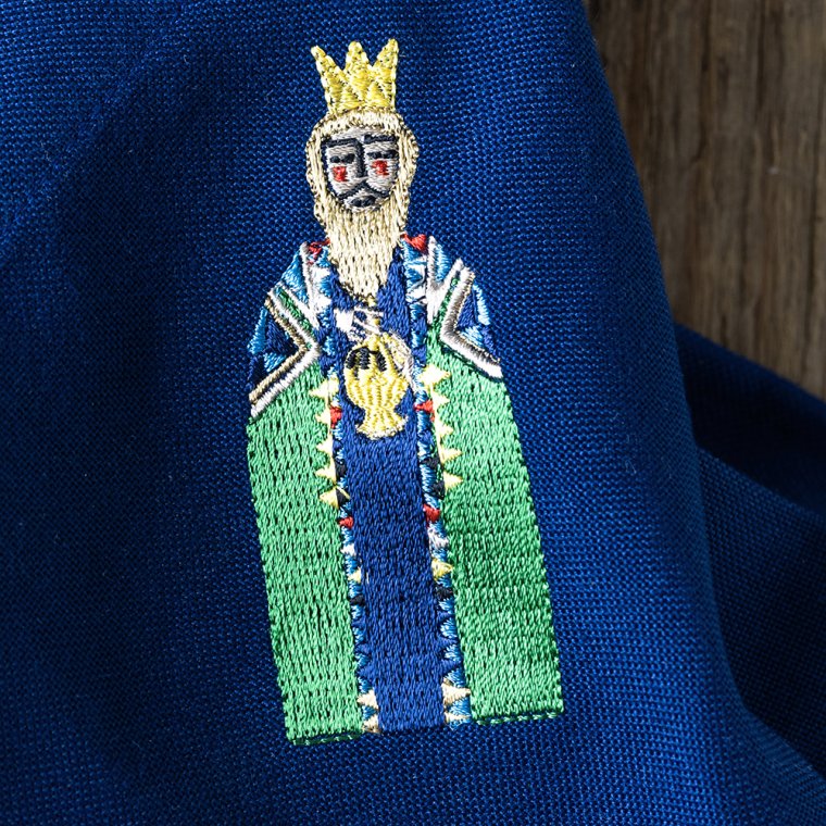 Midnattsbl servett med Balthasar - Stardust