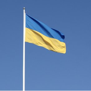 Ukrainsk flag passer til 4, 5 og 6 meters flagstang