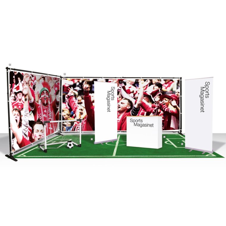 Roll-up Banner - Luksus, inkl. logotryk i farver