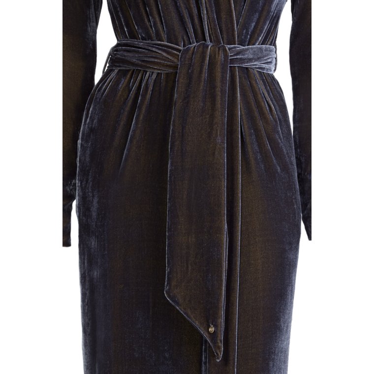 Classic Coal Silk Velvet