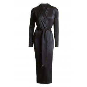 Julie Black Sandwashed Silk