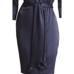 Louise Navy Sandwashed Silk