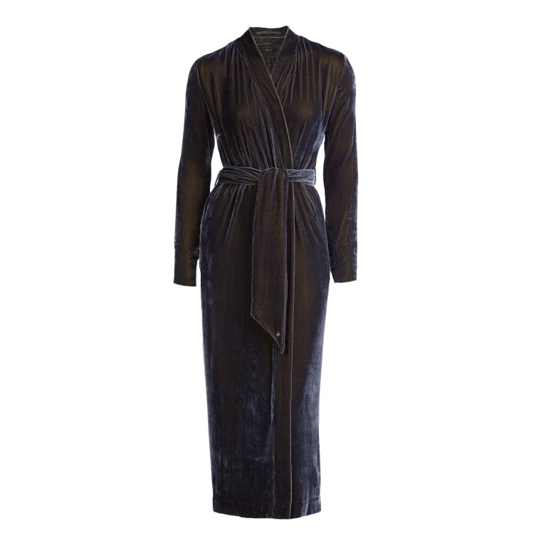 Classic Coal Silk Velvet