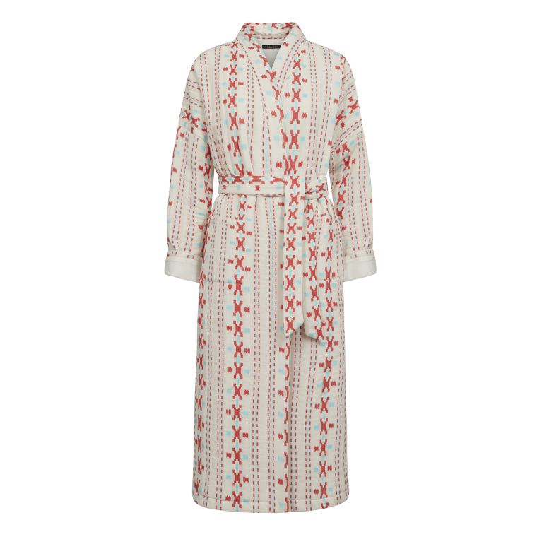 Simini Off-white Jacquard quilted cotton