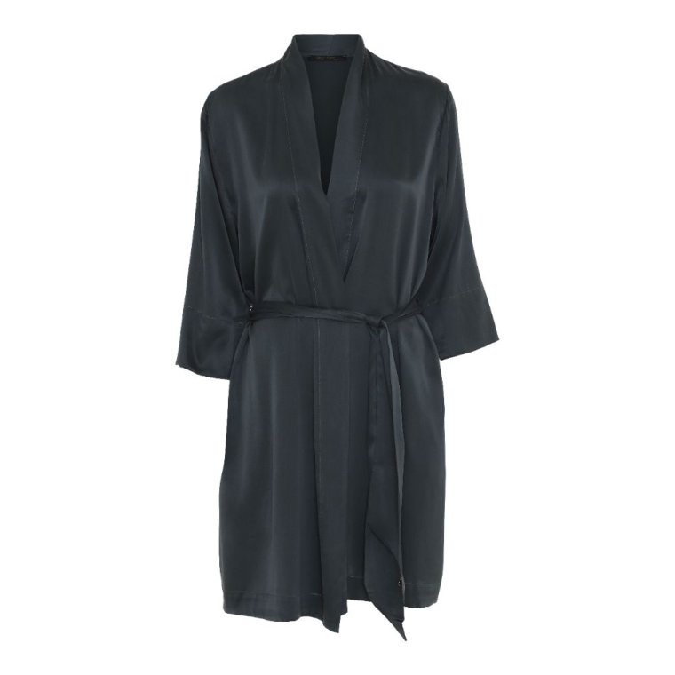 Andrea Army Green Sandwashed Silk