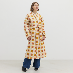 Simini Spicy Mustard quilted cotton