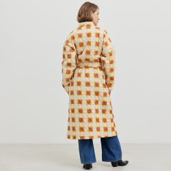 Simini Spicy Mustard quilted cotton