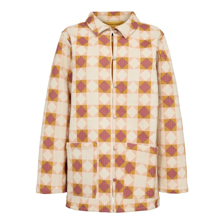 Molly Spicy Mustard Jacket  quilted cotton