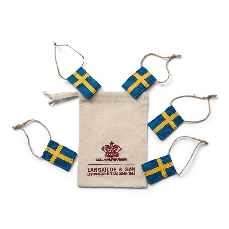 Dekorationsflaggor 5 st.