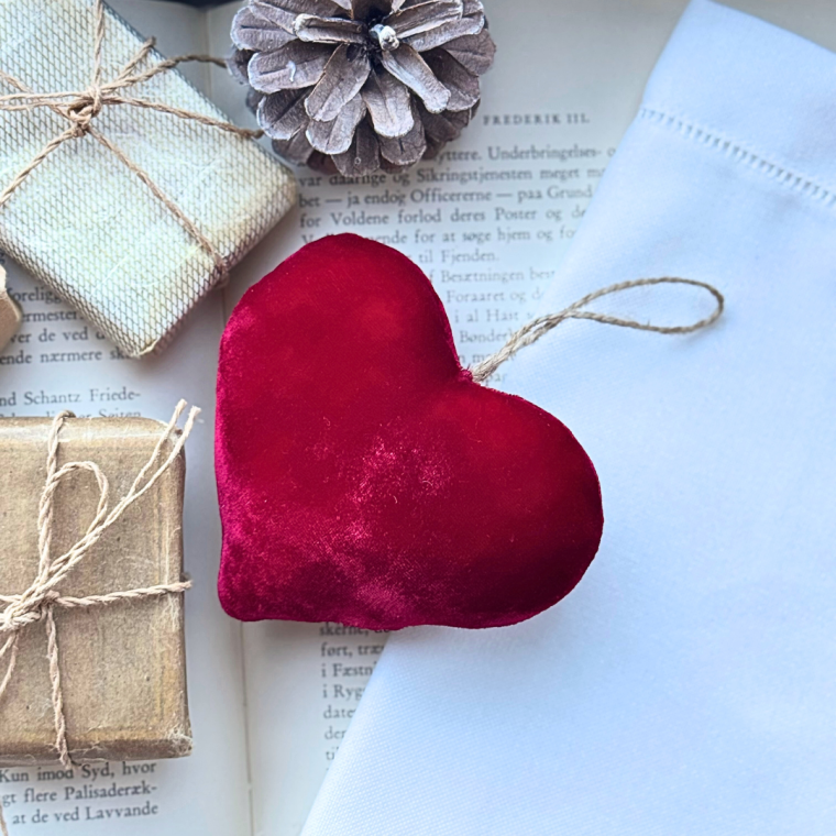 Silkevelourhjerte, rdt