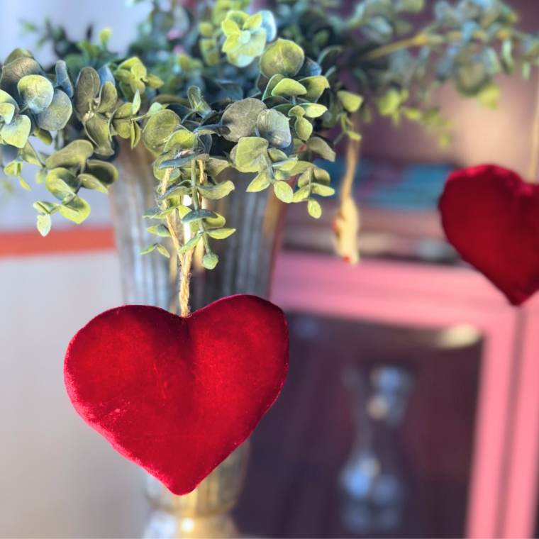 Silkevelourhjerte, rdt