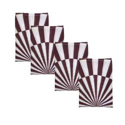 4 stk. mokka cirkusservietter   magi til dit bord