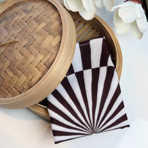 4 stk. mokka cirkusservietter   magi til dit bord