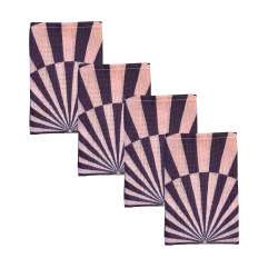 4 stk. blomme cirkusservietter 