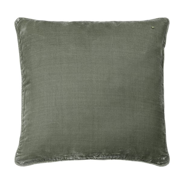 Jade cozy silk velvet pillow