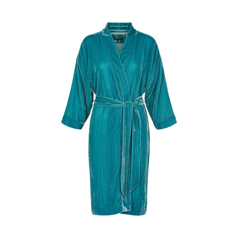 Anita Nordic Blue Silk Velvet
