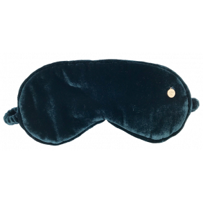 Bo Petrol Silk Velvet Sleeping Mask