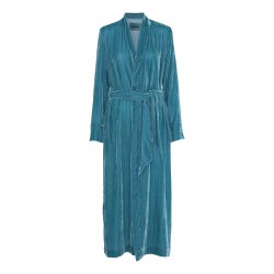 Classic Nordic Blue Silk Velvet