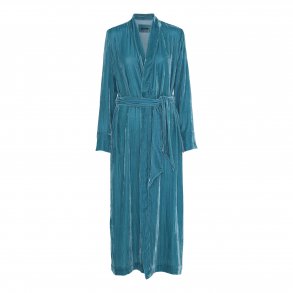 Classic Nordic Blue Silk Velvet