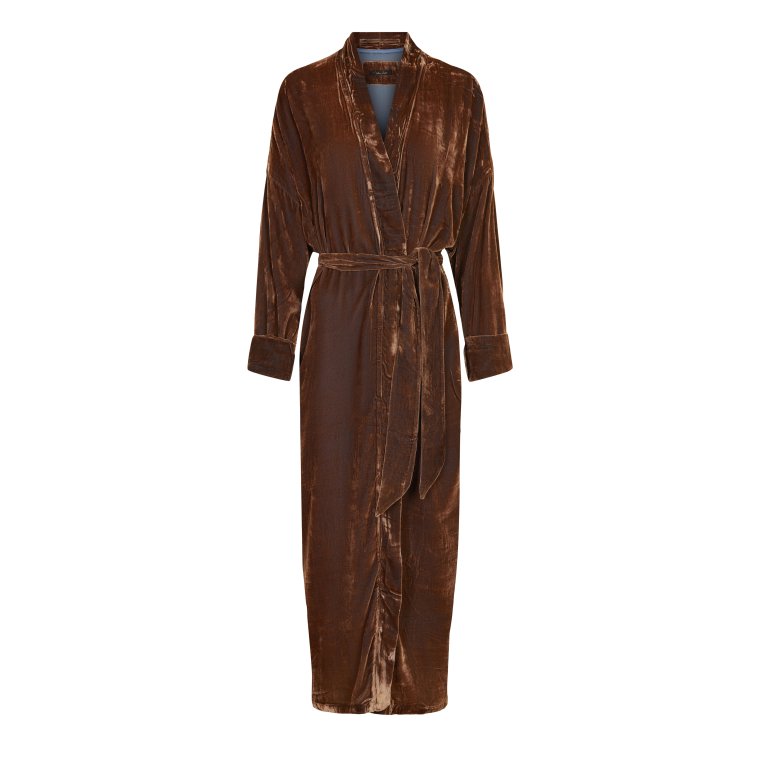 Alice Nougat Silk Velvet