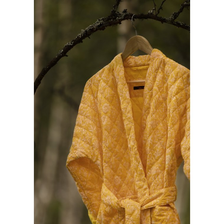 Simini Yellow quilted cotton