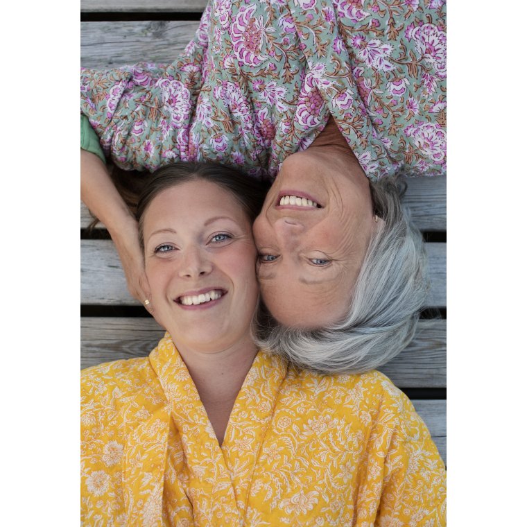 Simini Yellow quilted cotton